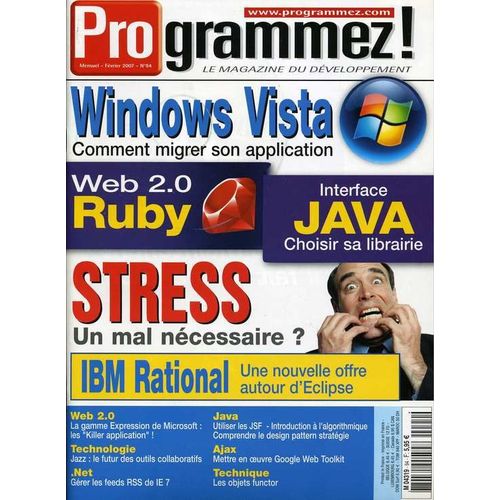 Programmez  N 94 : Windows Vista: Comment Migrer Ses Applis