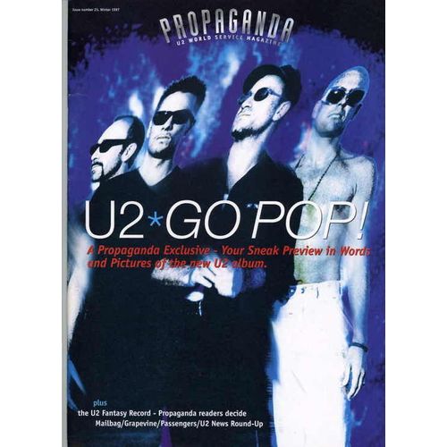 Propaganda  U2 Fan Club Hors-Srie N 25 : U2 Go Pop