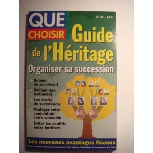 Que Choisir Special N 30 : Guide De L'heritage