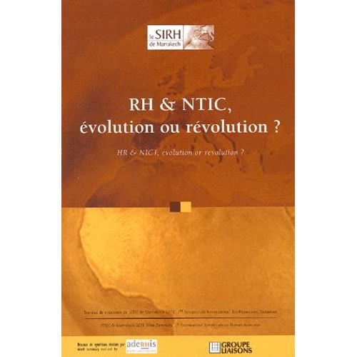 Rh & Ntic, volution Ou Rvolution ? Hr & Nict, Evolution Or Revolution?   de Collectif  Format Broch 