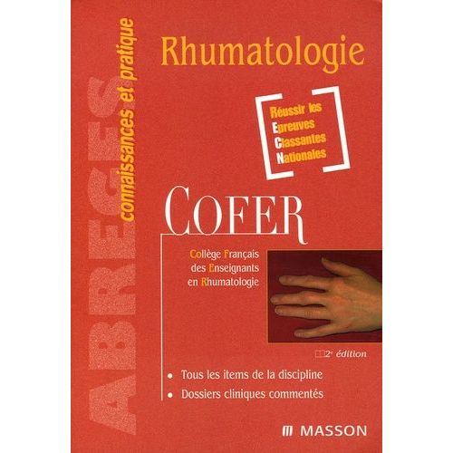 Rhumatologie   de Dernis Emmanuelle  Format Broch 