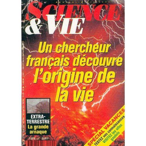 Science Et Vie N 935 : Un Chercheur Franais Dcouvre L'origine De La Vie