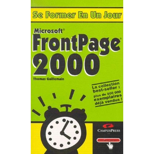 Frontpage 2000   de thomas guillemain  Format Poche 