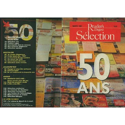 Selection Reader S Digest N 0 : 50 Ans