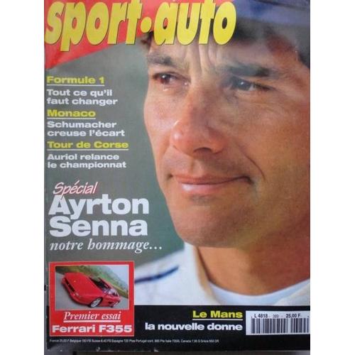 Sport Auto  N 389 : Spcial Ayrton Senna, Notre Hommage.