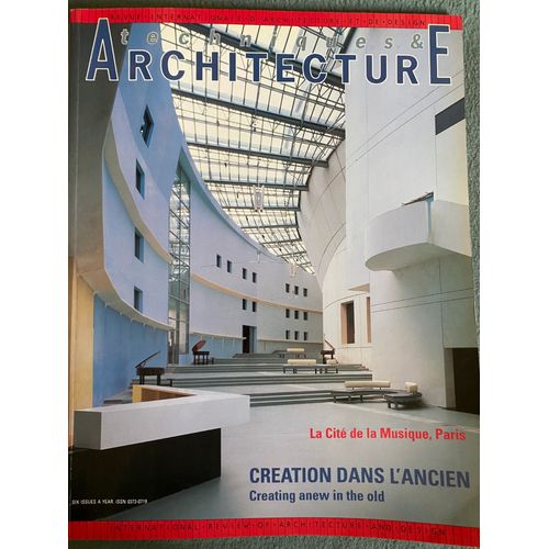 Techniques & Architecture  N 418 : Cration Dans L'ancien