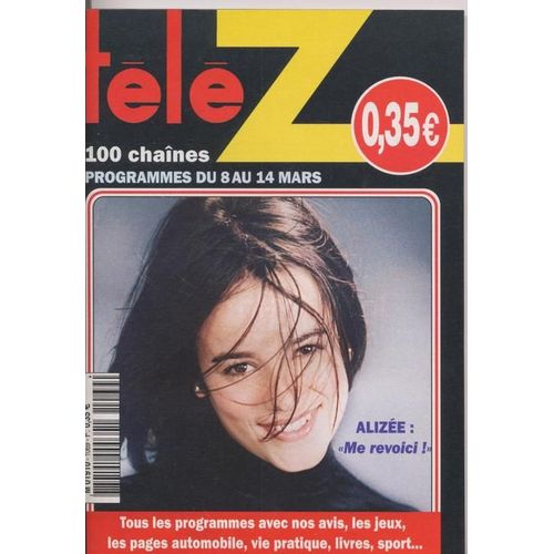 Tl Z / 03-03-2003  N 1069 : Alize (1p) - Claude Franois (1/4p) - Michael J Fox (1/3p)