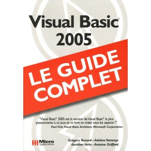 Visual Basic 2005   de Griffard Antoine  Format Broch 