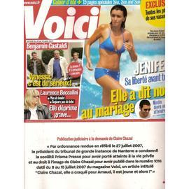 Voici N 0001031 Jenifer Benjamin Castaldi Laurence Boccolini Mika Desperate Housewives Bruce Willis Johnny Depp Cary Grant Elsa Fayer Interview George Clooney Amy Winehouse Rakuten