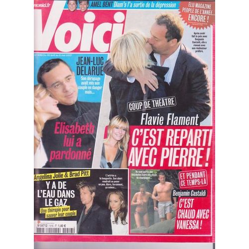Voici  N 1016 : Flavie Flament C'est Reparti Avec Pierre