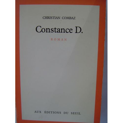 Constance D.   de christian combaz  Format Broch 