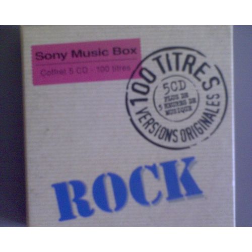 Sony Music Box "100 titres Rock" CD Rakuten