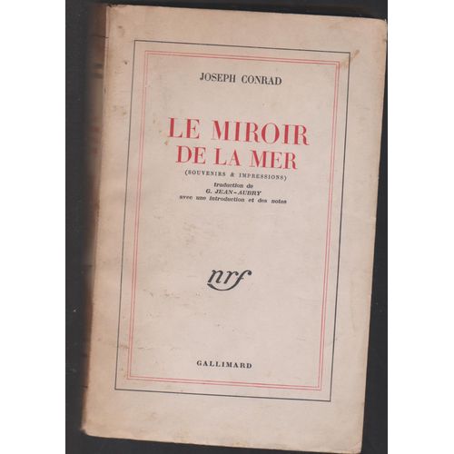 Le Miroir De La Mer   de Conrad Joseph  Format Poche 