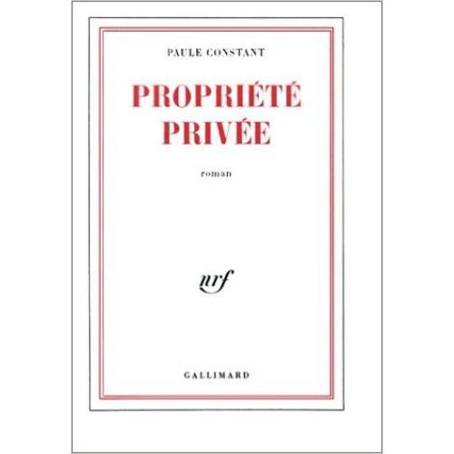 Proprit Prive   de Constant Paule  Format Beau livre 