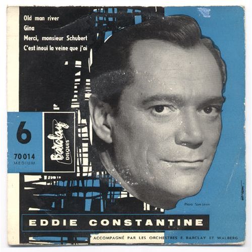 Old Man River / Gina / Merci, Monsieur Schubert / C'est Inoui La Veine Que J'ai (Ep Vol.6, Biem 1957) - Eddie Constantine