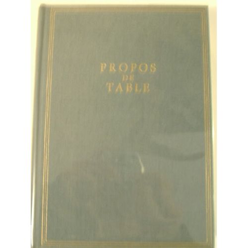 Propos De Table   de james de coquet