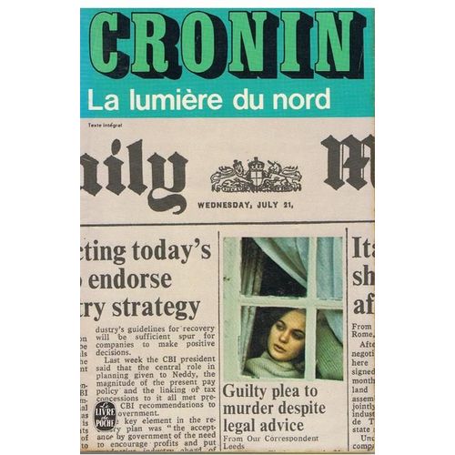 La Lumiere Du Nord   de a.j. cronin