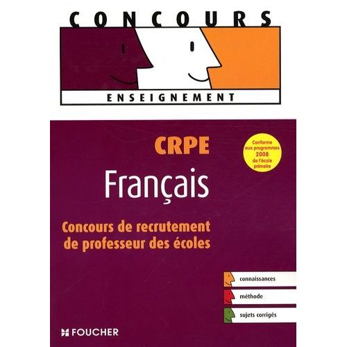 Crpe Franais - Concours De Recrutement De Professeur Des coles   de Clermont Philippe  Format Broch 