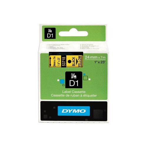 Dymo D1 - tiquettes - Noir Sur Jaune - Rouleau (2,4 Cm X 7 M) 1 Rouleau(X) - Pour Labelmanager; Labelpoint