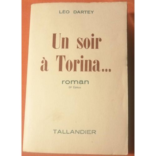 Un Soir A Torina   de DARTEY LO  Format Reli 
