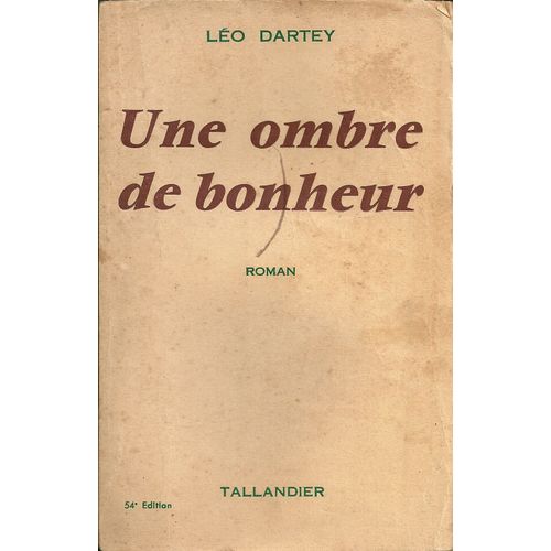 Une Ombre De Bonheur   de lo dartey 