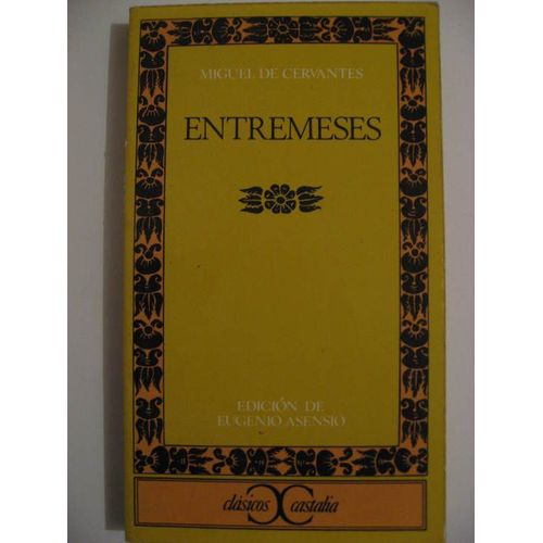 Entremeses   de miguel de cervantes  Format Poche 