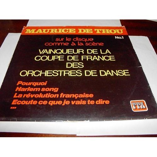 N 1 Vainqueur De La Coupe Du Monde Des Orchestres De Danse - De Thou, Maurice