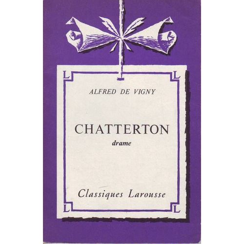 Chatterton   de alfred de vigny