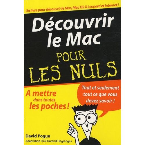 Dcouvrir Le Mac Pour Les Nuls    Format Broch 