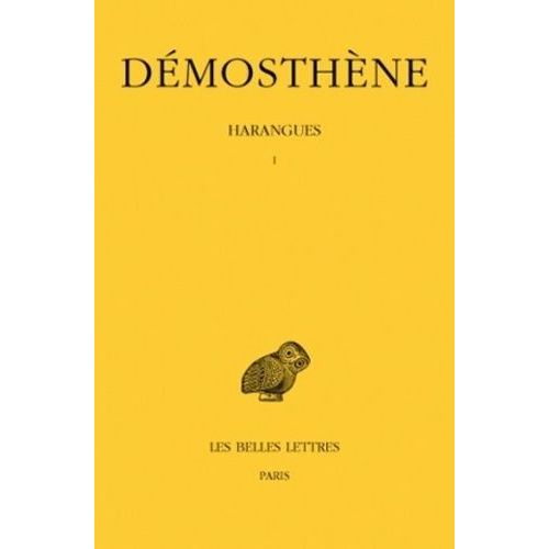 Harangues Tome 1   de Dmosthne  Format Broch 