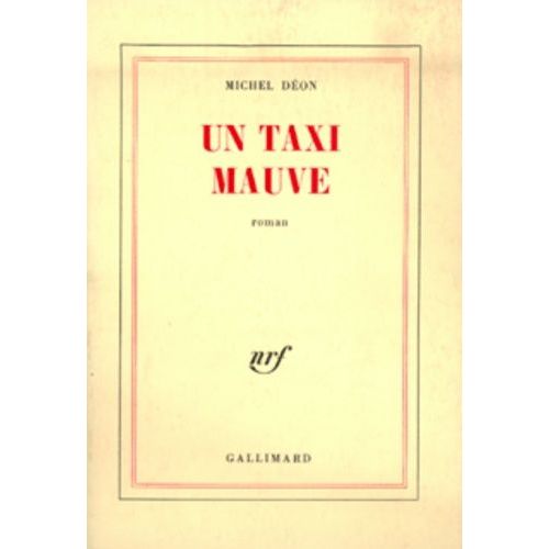 Un Taxi Mauve    Format Grand Format 
