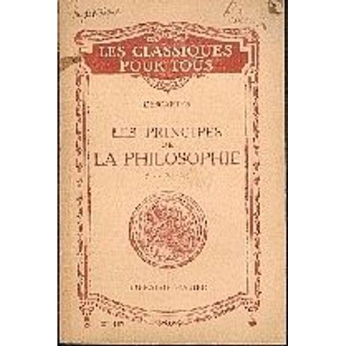 Les principes de la philosophie (