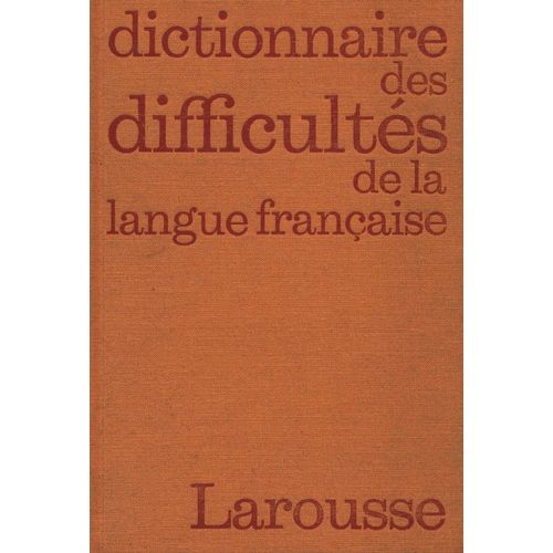Dictionnaire Des Difficultes De La Langue Francaise   de V. THOMAS Adolphe