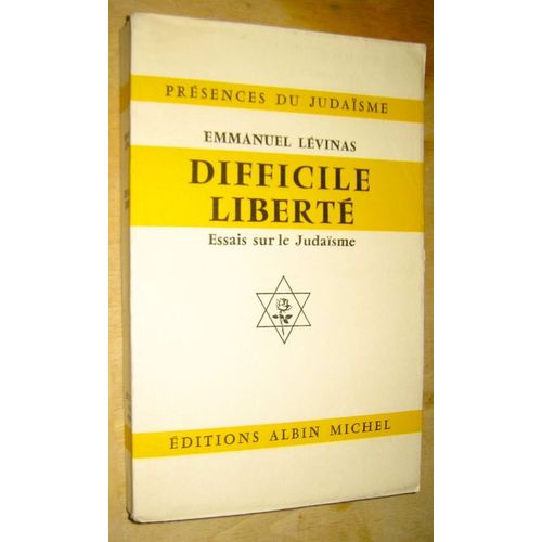 Difficile Liberte   de emmanuel lvinas 