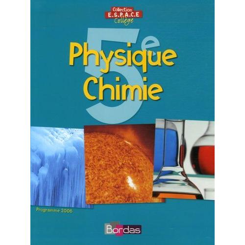 Physique Chimie 5e - Programme 2006   de bernard dirand  Format Broch 