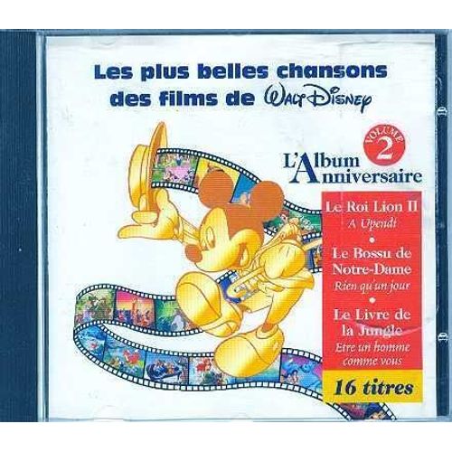 Les plus belles chansons des films de walt disney vol 2 Rakuten
