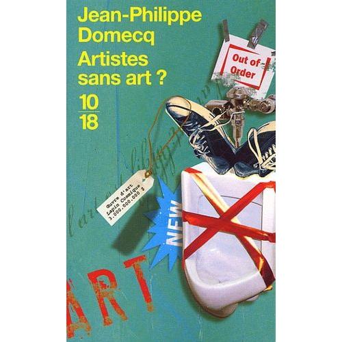 Artistes Sans Art ?   de Domecq Jean-Philippe  Format Poche 