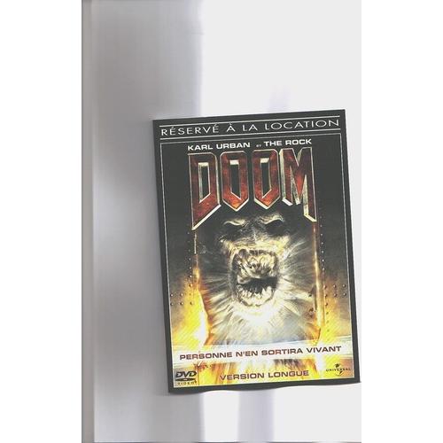 Doom (Dvd Locatif) de Urban Karl