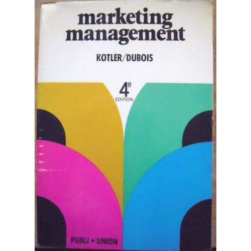 Marketing Management   de bernard dubois 