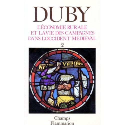L'economie Rurale Et La Vie Des Campagnes Dans L'occident Medieval - Tome 2   de Duby Georges  Format Poche 