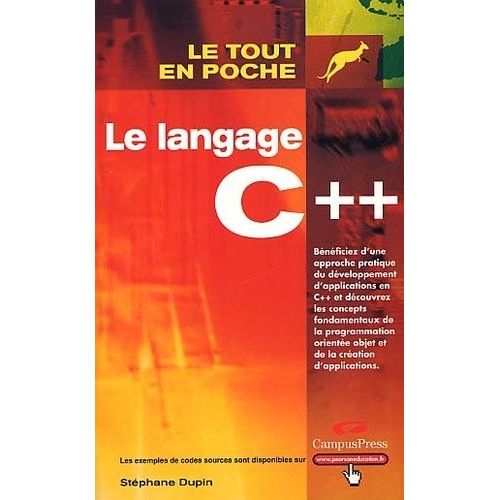 Le Langage C++    Format Poche 