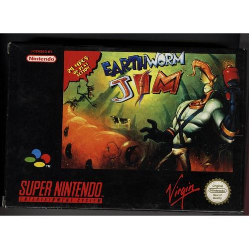 Earthworm Jim Snes Super Nintendo