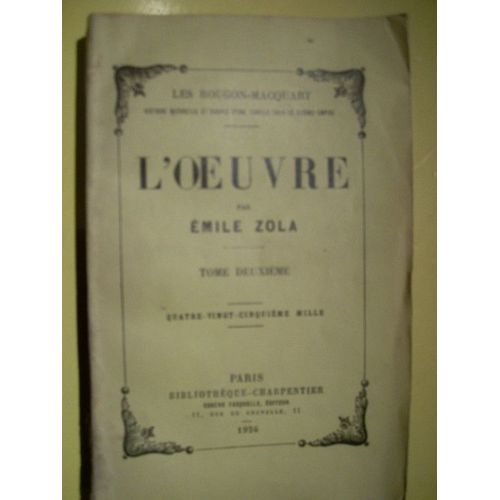 L'oeuvre Les Rougon-Macquart   de emile zola  Format Beau livre 