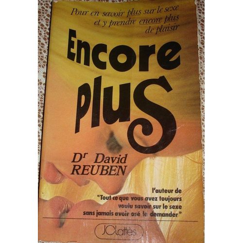 Encore Plus   de Reuben David, Dr  Format Broch 