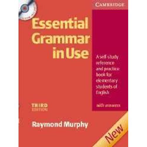 Essential Grammar In Use With Answers - Third Edition With Cd-Rom   de raymond murphy 