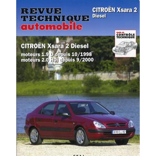 Citron Xsara 2 Diesel - Moteurs 1.9 D Depuis 10-1998, Moteurs 2.0 Hdi Depuis 9-2000   