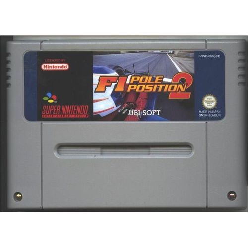F1 Pole Position Snes Super Nintendo