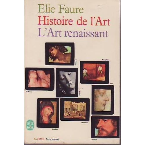 Histoire De L'art L'art Renaissant   de elie faure  Format Poche 