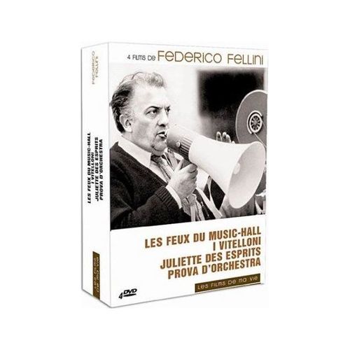 4 Films De Federico Fellini : Les Feux Du Music-Hall + I Vitelloni + Juliette Des Esprits + Prova D'orchestra - Pack de Federico Fellini
