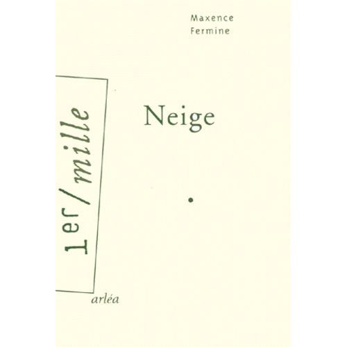 Neige    Format Beau livre 